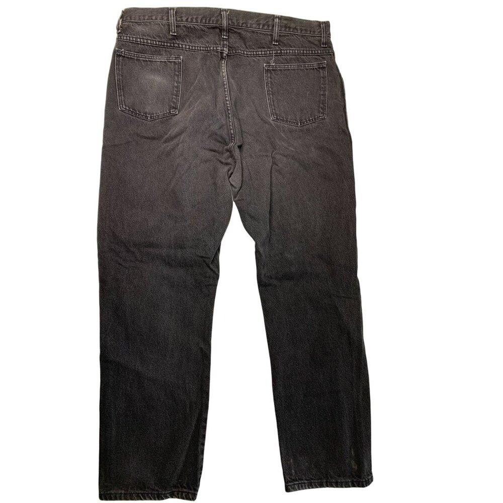 Legendary Gold Mens Size 42x32 Straight Leg Jeans Vintage Black